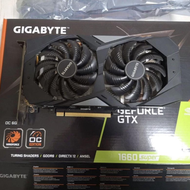 Gigabayte 1660 super – купить в Москве, цена 7 000 руб., дата ...