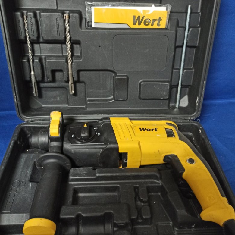 (М32) Перфоратор WERT ERH 0724HRE 750Вт – купить в Боровском, цена 3 ...