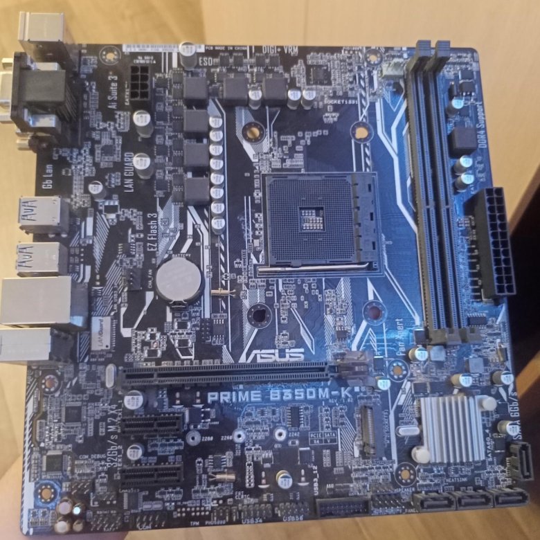 Материнская плата ASUS Prime B350M-K – купить в Новосибирске, цена 4 ...