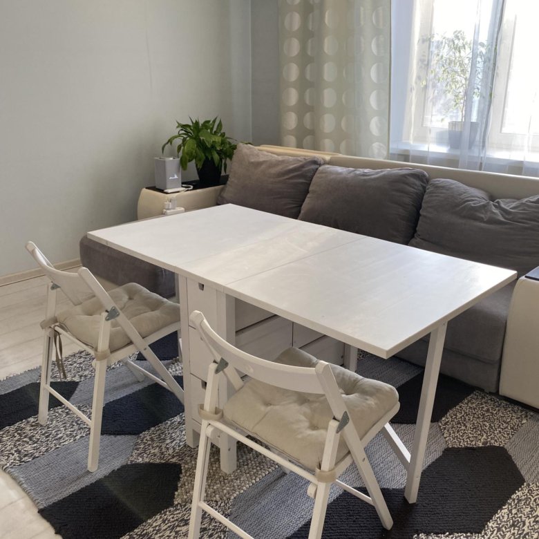Стол кухонный IKEA (нат.дерево) – купить в Тюмени, цена 10 000 руб ...