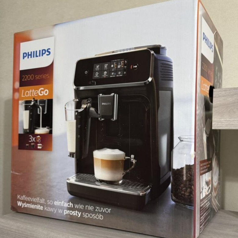 Кофемашина Philips EP 2231/40 LatteGo – купить в Москве, цена 26 000 ...