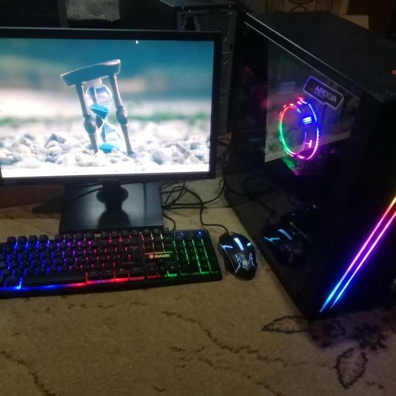 Игровой пк с монитором, клавиатурой, мышью, ОЗУ 32 – купить в Хомутово ...