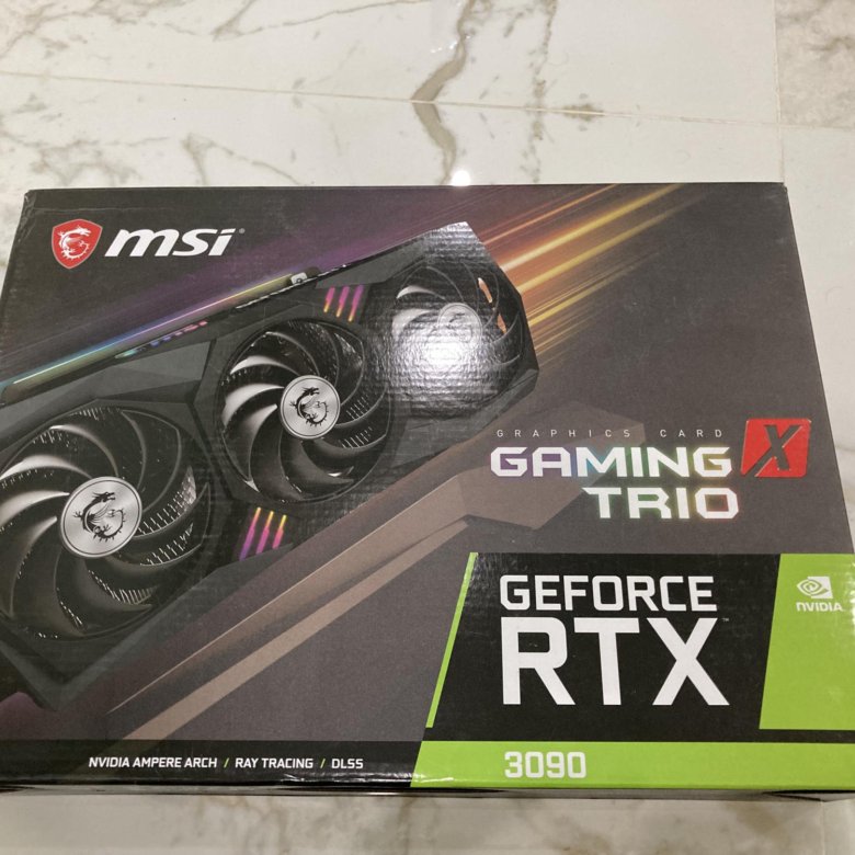 Видеокарта MSI RTX 3090 gaming X trio 24gb – купить в Москве, цена 87 ...