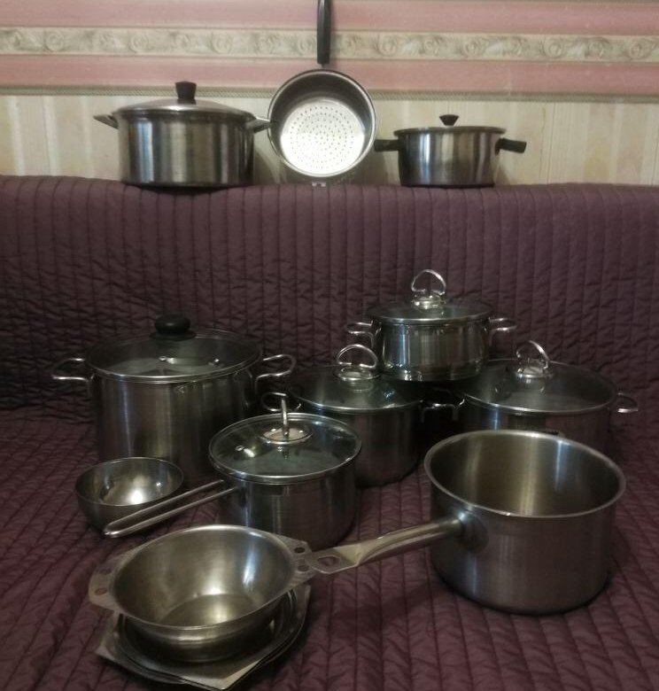 Посуда из нержавейки – купить в Москве, цена 300 руб., дата размещения ...