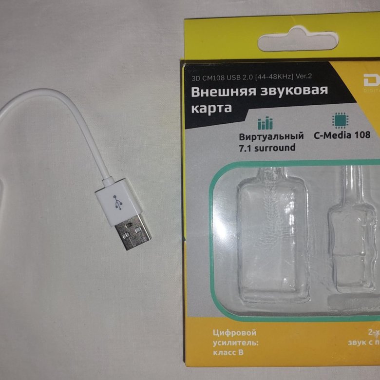 Внешняя звуковая карта Dexp (немного неисправна) – купить в Воронеже ...