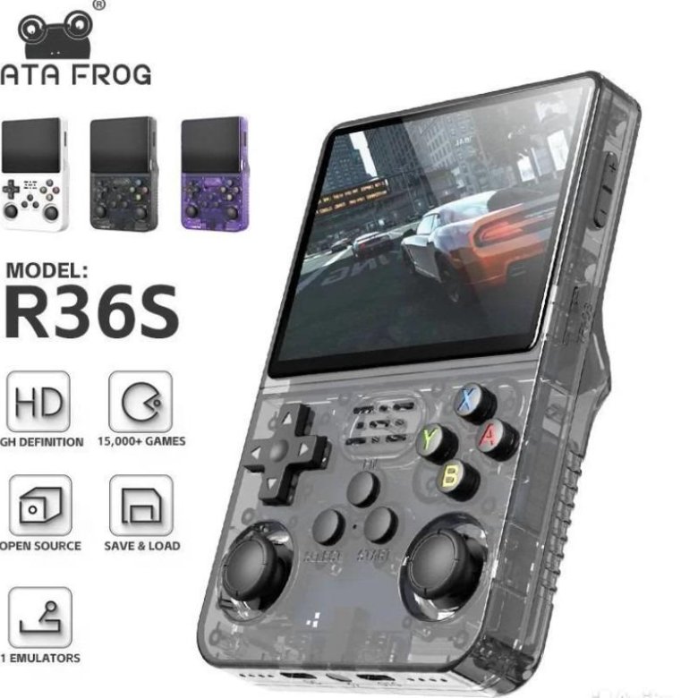 Игровая приставка Data Frog r36s (Purple/Black) – купить в Москве, цена ...