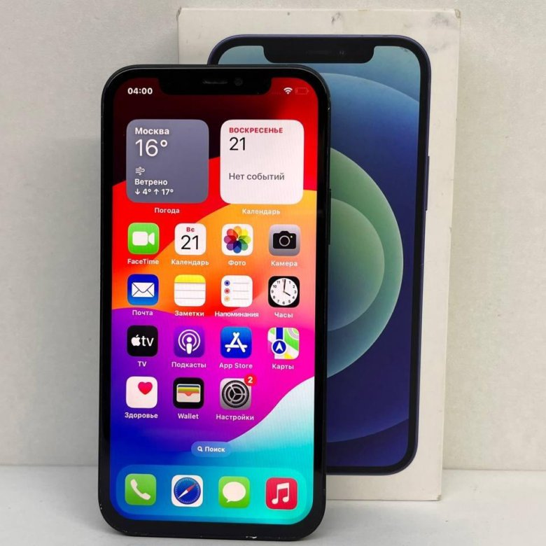 Смартфон iPhone 12 (64) Арт. N69279 – купить в Нижневартовске, цена 17 ...
