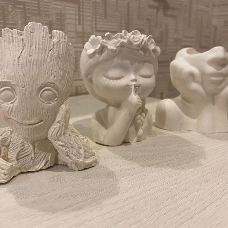 Кашпо из гипса – купить в Хабаровске, цена 350 руб., дата размещения ...