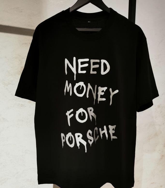 Футболка Need money for Porsche – купить в Москве, цена 1 380 руб ...