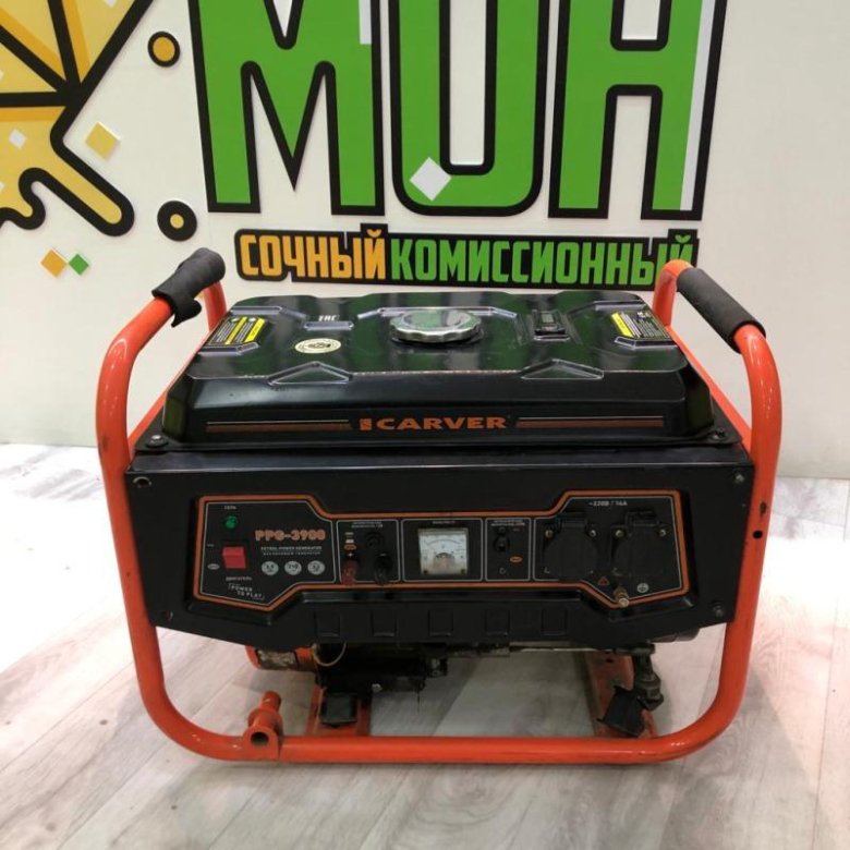 Бензиновый генератор Carver PPG-3900 3.2 Kвт – купить в Якутске, цена ...