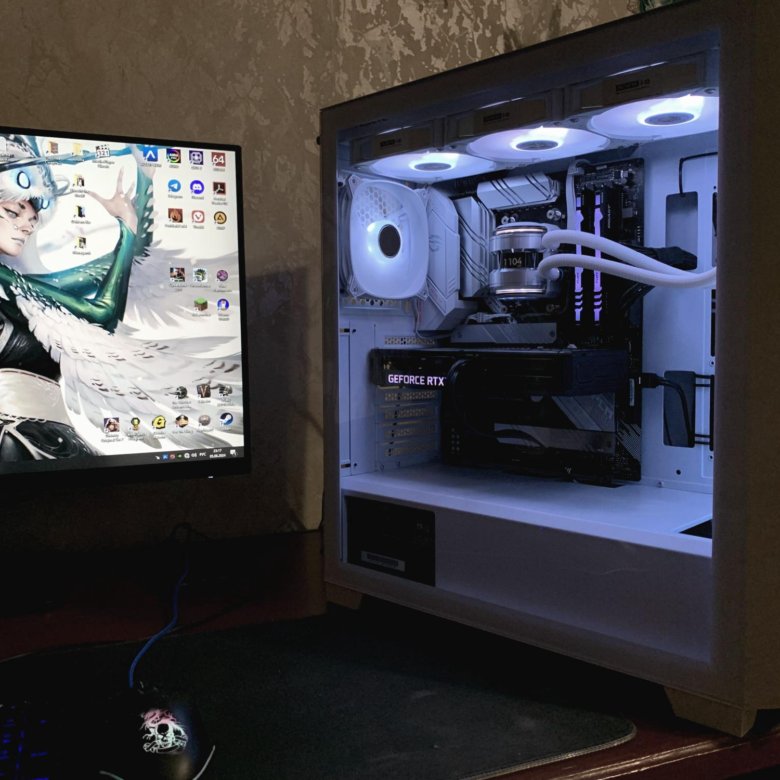 Белый ПК, Midi-tower, Ryzen 7 5700X, RTX 3060 – купить в Москве, цена ...