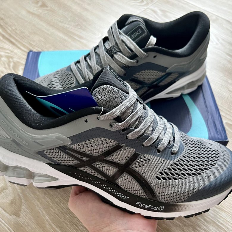 Кроссовки Asics Gel Kayano26 Grey, 42 р. – купить в Москве, цена 4 500 ...