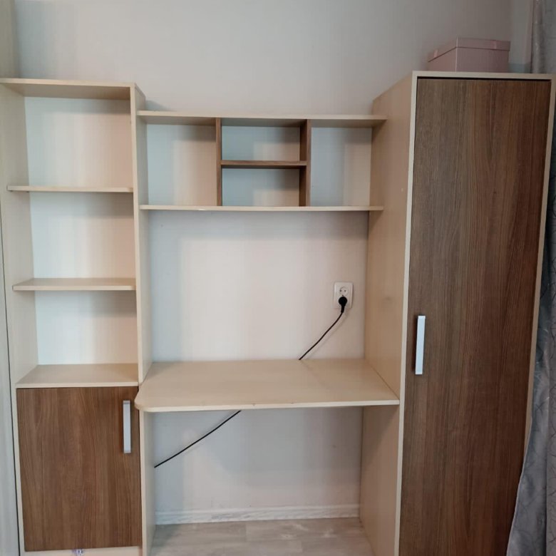 Письменный стол с шкафом и полками – купить в Находке, цена 5 500 руб ...