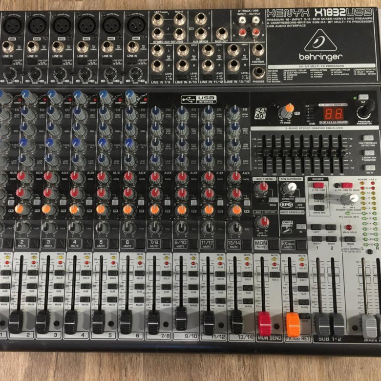 Микшерный Пульт Behringer Qx2222usb Купить