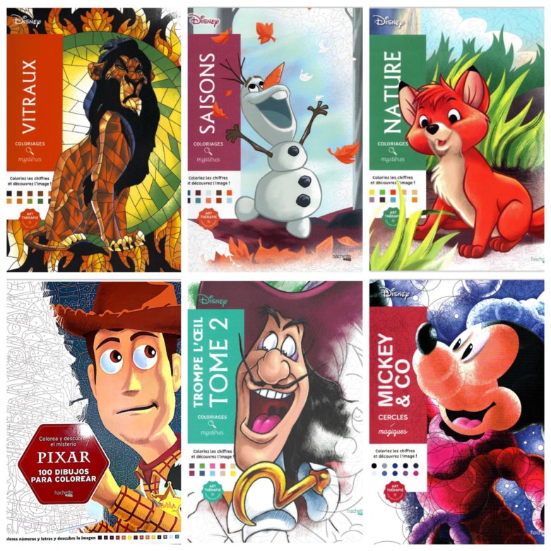 раскраски hachette disney по номерам – купить в Москве, цена 90 руб ...