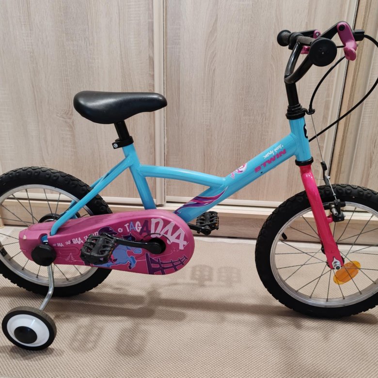 Детский велосипед btwin 16 с боковым колёсами – купить в Санкт ...