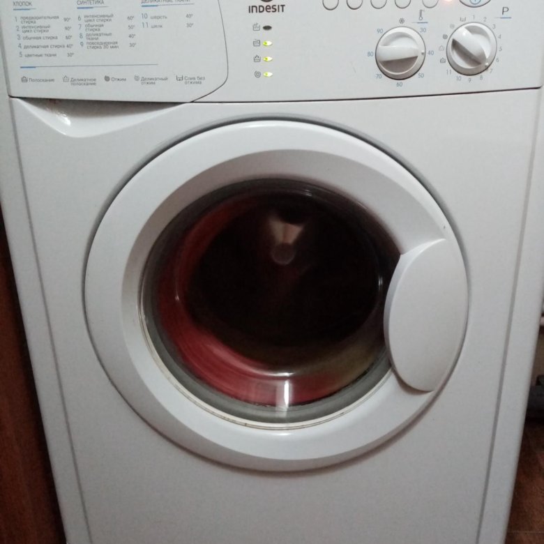 Стиральная машина Indesit 103, б/у – купить в Новосибирске, цена 4 000 ...