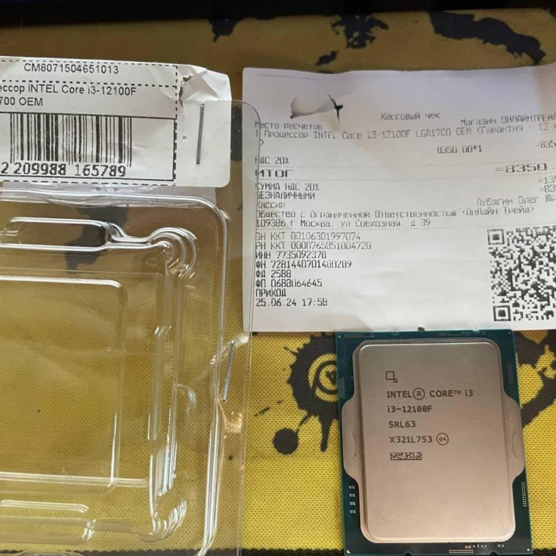 Процессор Intel Core i3-12100F OEM – купить в Москве, цена 7 300 руб ...