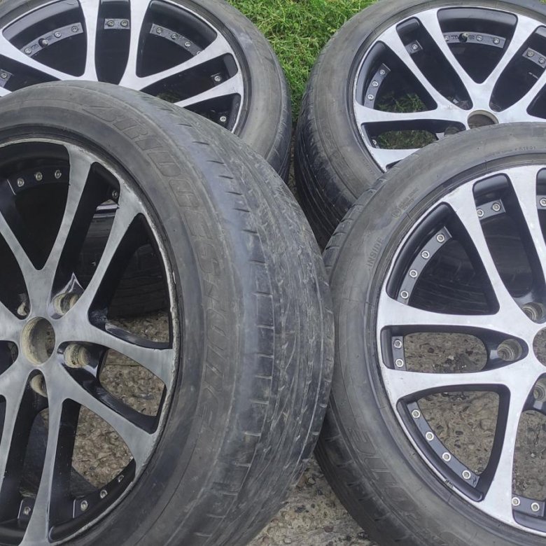 Лето Рельсы R18 5x114.3 Bridgestone 225/50 – купить в Красноярске, цена ...