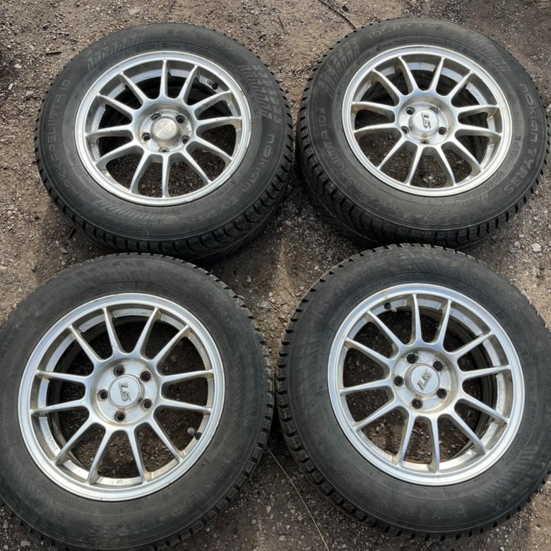Литые Диски R15 LS 5x100 D73.1 Зима Nokian 195/65 – купить в Туле, цена ...