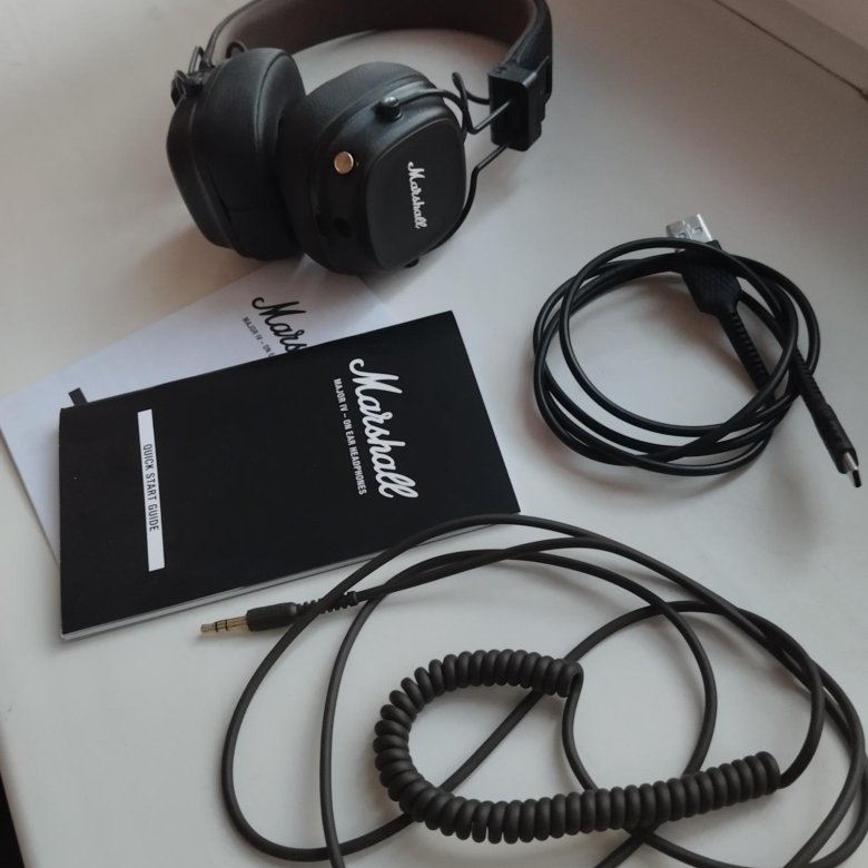 Наушники Marshall Major 4, коричневые, б/у – купить в Сургуте, цена 7 ...