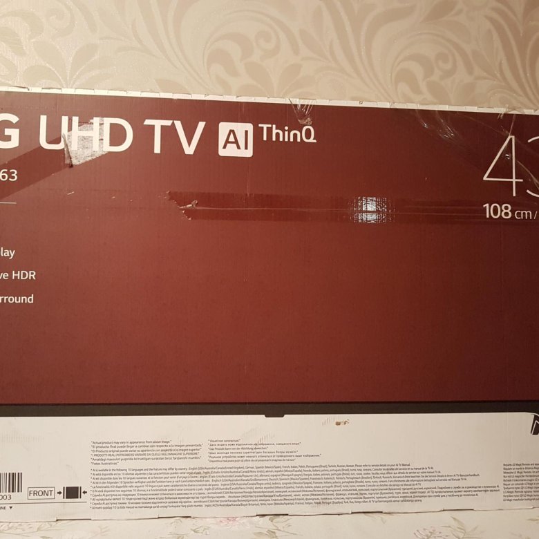 Телевизор LG 43 UK6300PLB – купить в Москве, цена 999 руб., дата ...