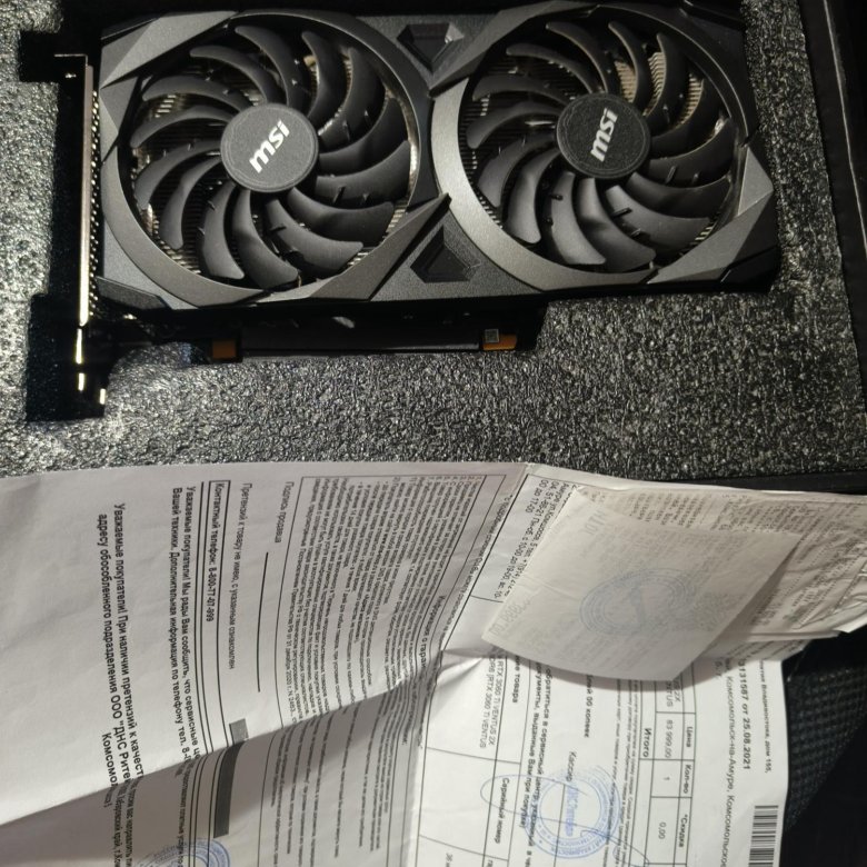 Видеокарта MSI RTX 3060 Ti Ventus 2X OC 8гб – купить в Комсомольске-на ...