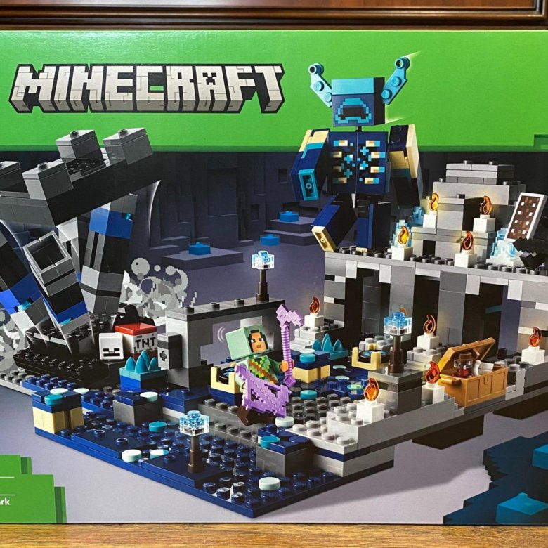 Lego(Лего) Minecraft 21246 Битва в глубокой тьме + – купить в Москве ...