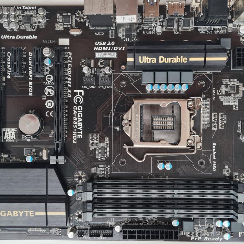 Gigabyte GA-B85M-HD3 сокет 1150 – купить в Новосибирске, цена 4 000 руб ...