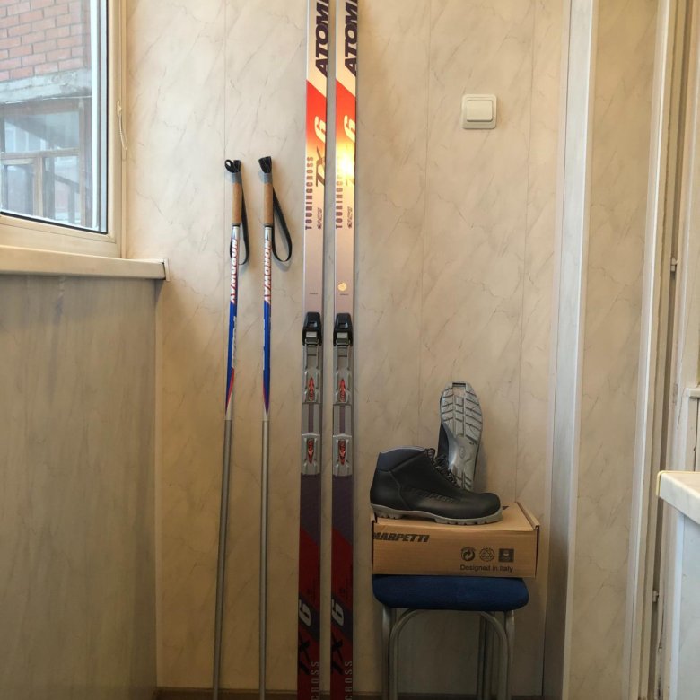 Комплект беговых лыж в отличном состоянии – купить в Уфе, цена 3 700 ...